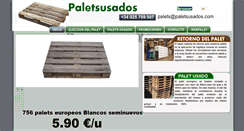 Desktop Screenshot of paletsusados.com